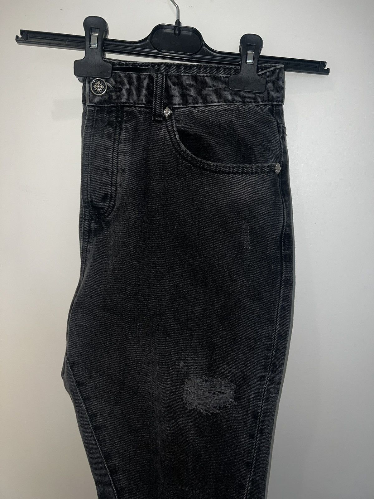 John Richmond John Richmond “It’s Only Rock N Roll” BlackDistressedJeans34 Size US 34 / EU 50 - 2 Thumbnail