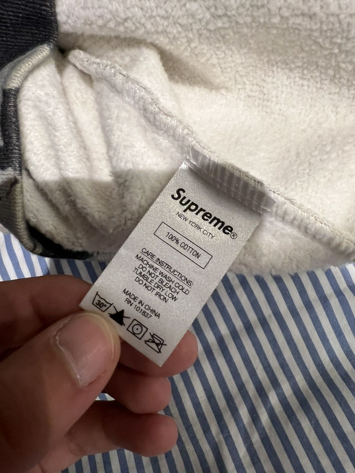 Supreme Supreme SS21 Dash Wall hoodie sweatshirt on ice Size US M / EU 48-50 / 2 - 5 Thumbnail