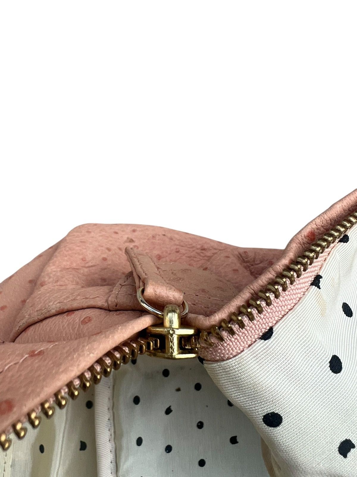 Leather Tsumori Chisato Japan Peach Ostrich Leather Weekend Bag Size ONE SIZE - 20 Thumbnail