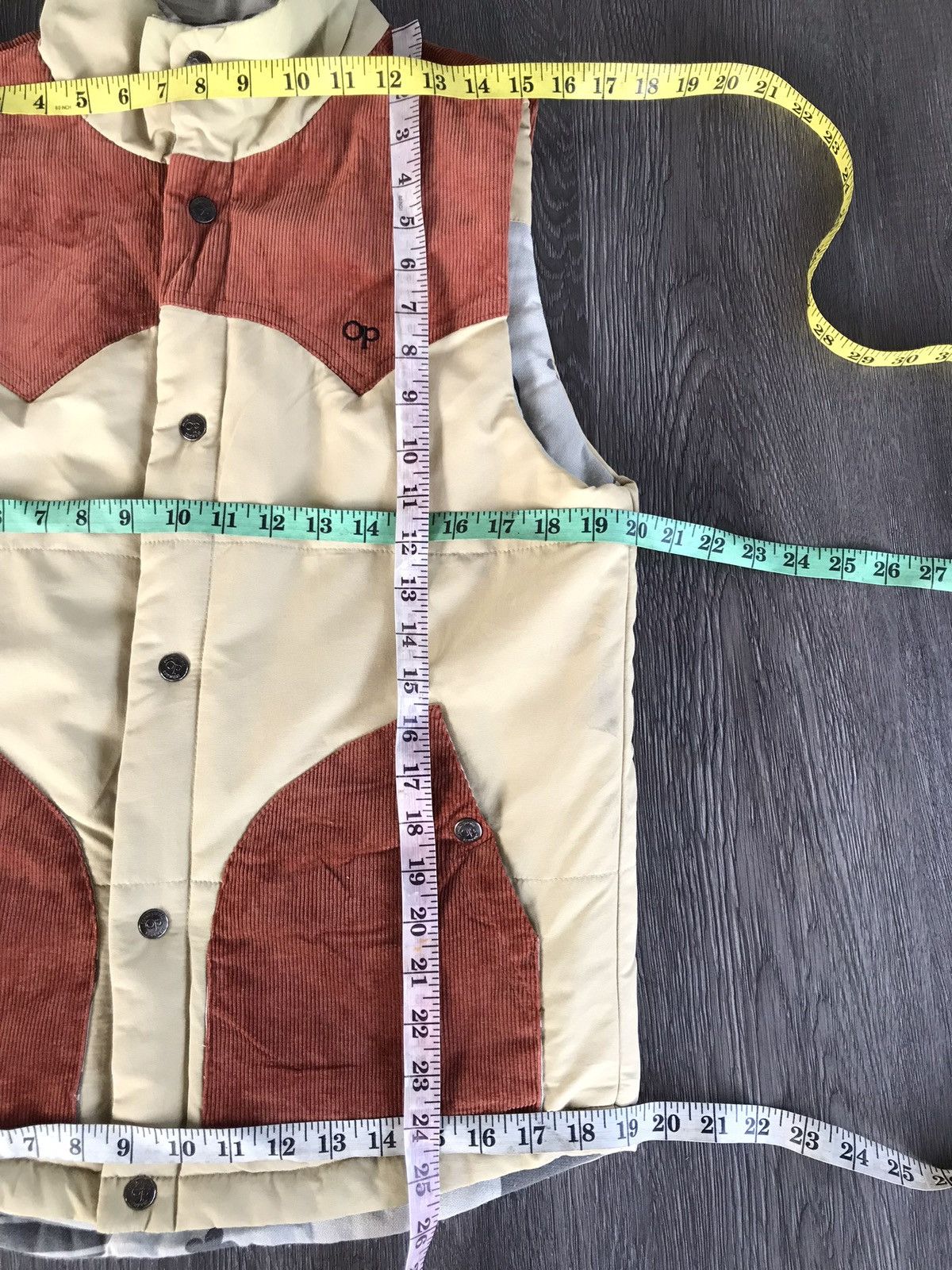 Japanese Brand × Ocean Pacific × Vintage Vintage Ocean Pasific Reversible Vest Jacket Size US S / EU 44-46 / 1 - 20 Thumbnail
