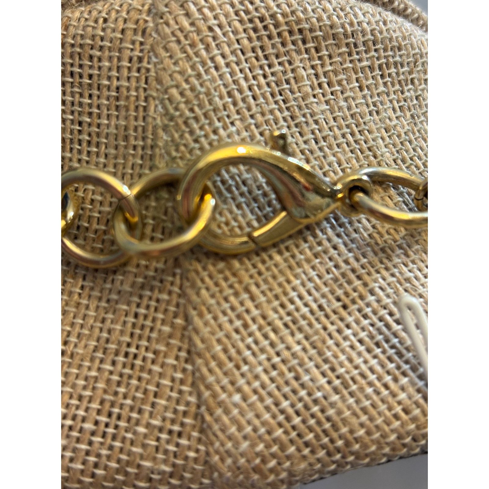 Other Vintage Unsigned Gold Tone Modernist Statement Necklace 16" Size ONE SIZE - 6 Thumbnail