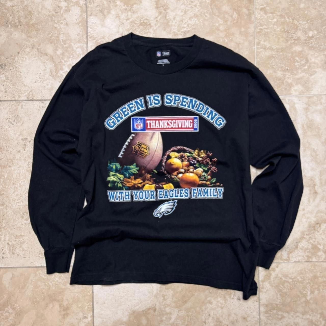 Designer NFL Eagles Thanksgiving Graphic Long Sleeve - 2008 Edition Size US L / EU 52-54 / 3 - 1 Thumbnail