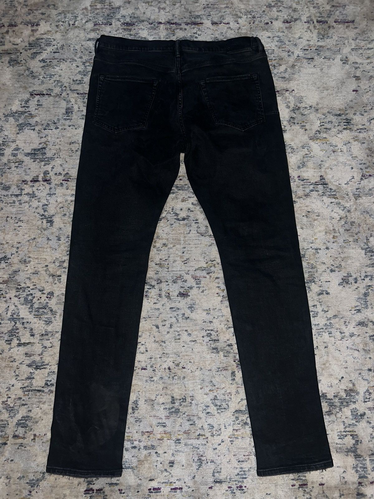 Purple Brand Black Denim Jeans P001 Sz 36
