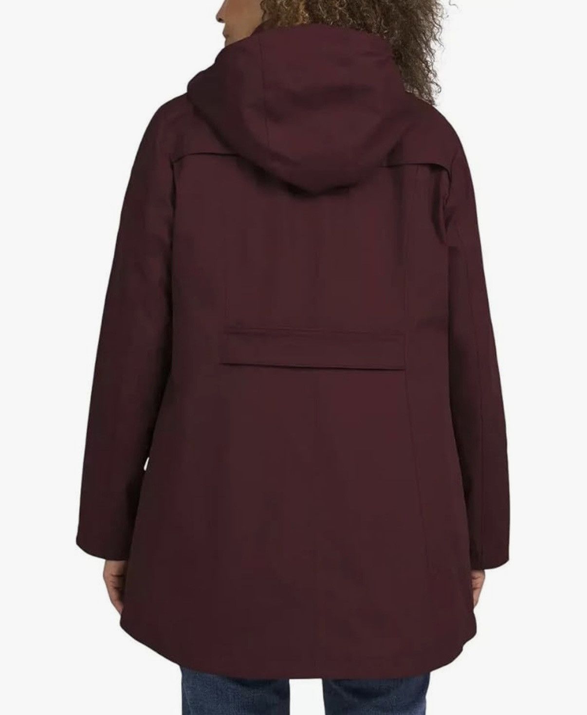 Lands' End Lands’ End Women’s 3 in 1 Hooded Burgundy Jacket Coat Size M / US 6-8 / IT 42-44 - 9 Thumbnail