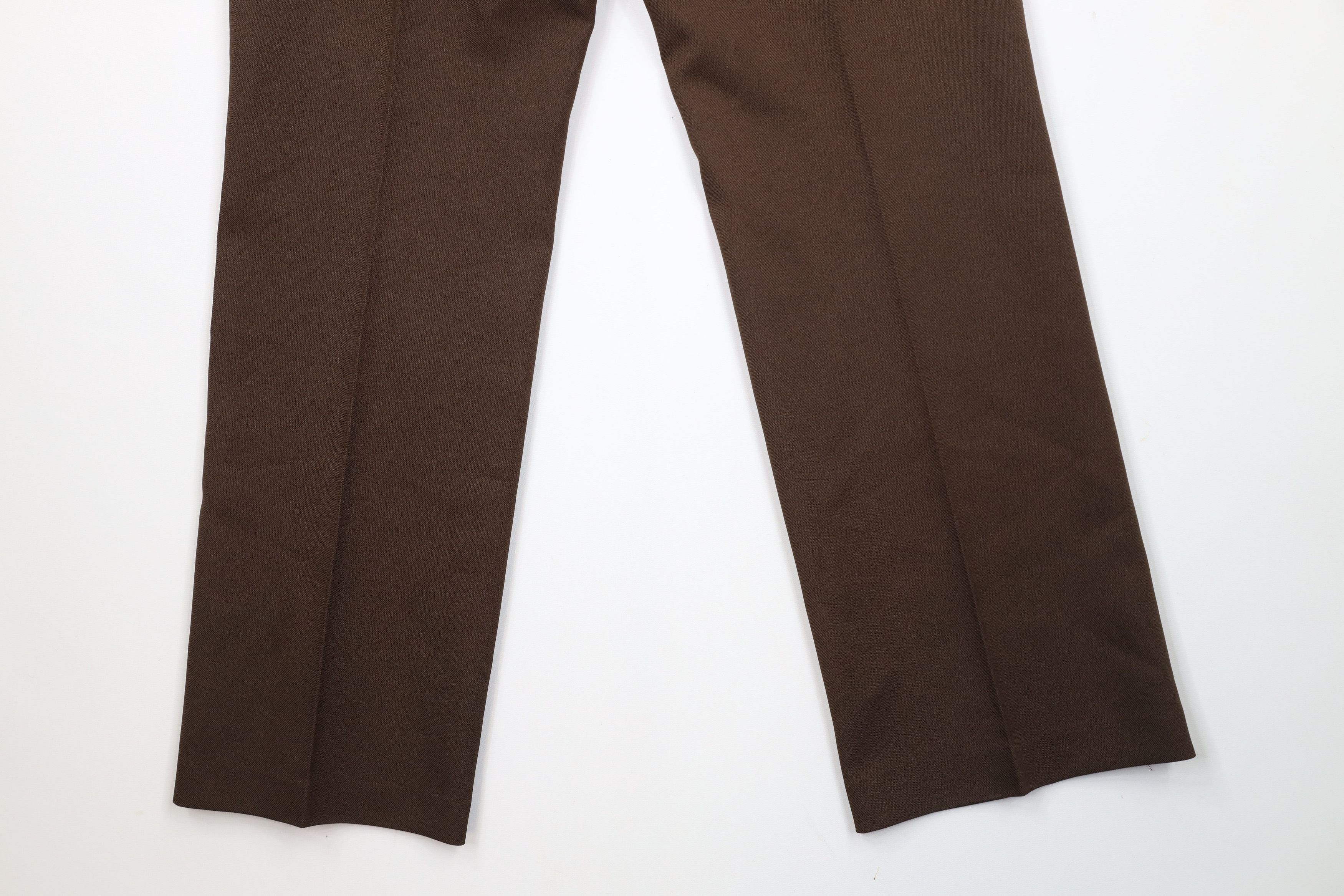Vintage Vintage 70s Streetwear Flared Wide Leg Chino Pants Brown Size US 32 / EU 48 - 12 Thumbnail