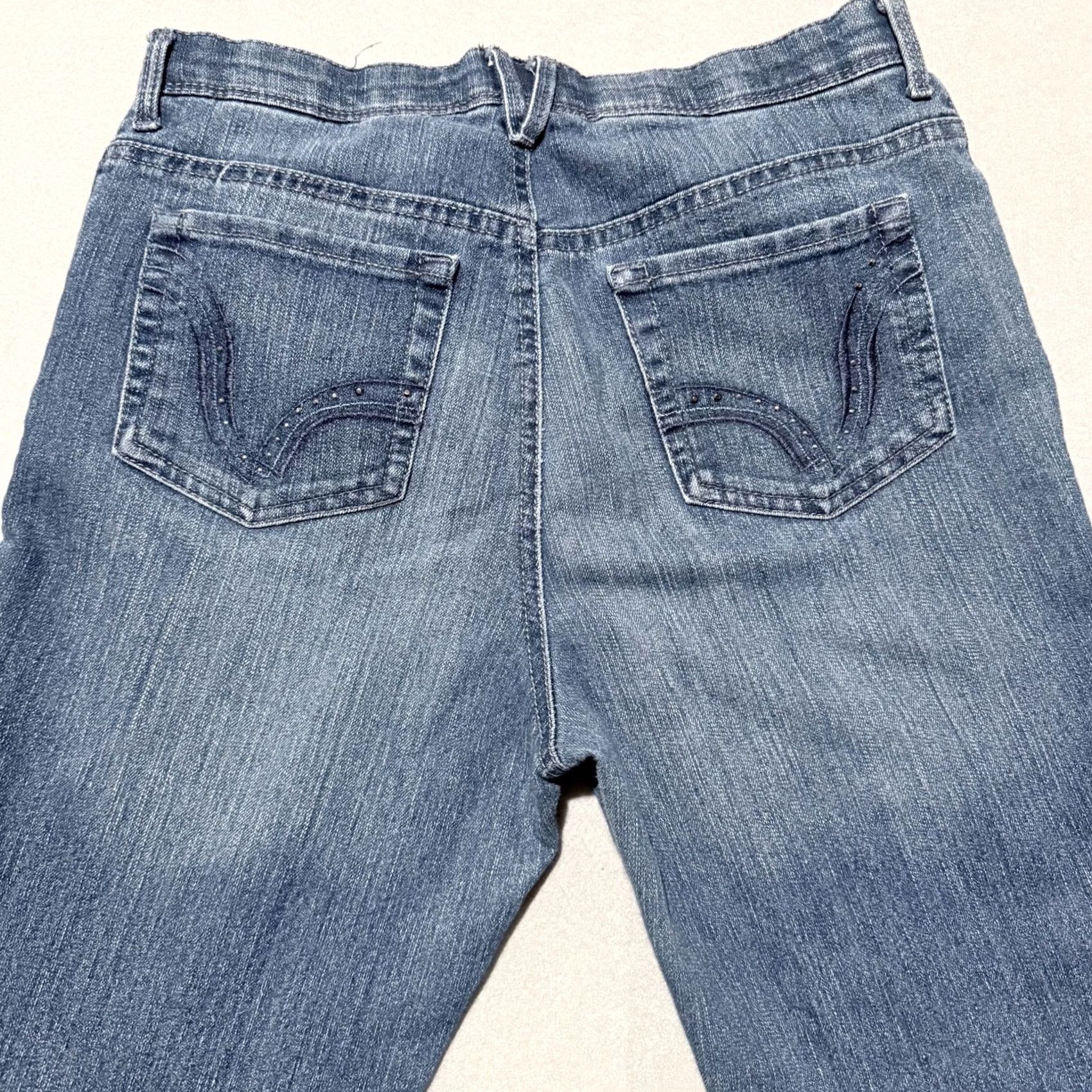 Gloria Vanderbilt Gloria Vanderbilt Jeans Women's Bootcut Blue 8P Denim Zip-Fly 5-Pocket Solid Mid Rise Vintage 90s Mens Womens Girls 8P Size 30" / US 8 / IT 44 - 6 Thumbnail