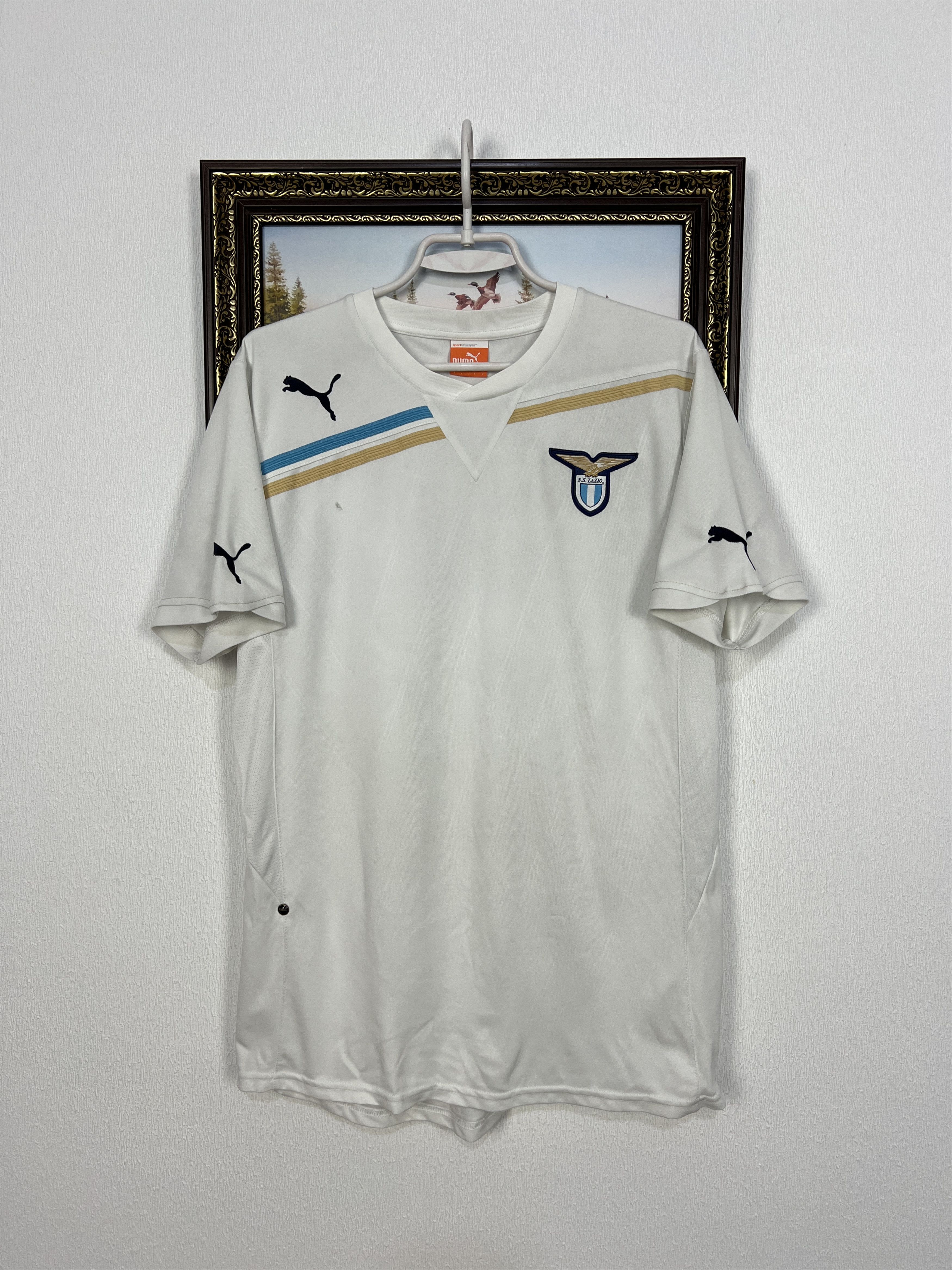 Lazio Away football shirt 2012 Soccer Puma White Maglia