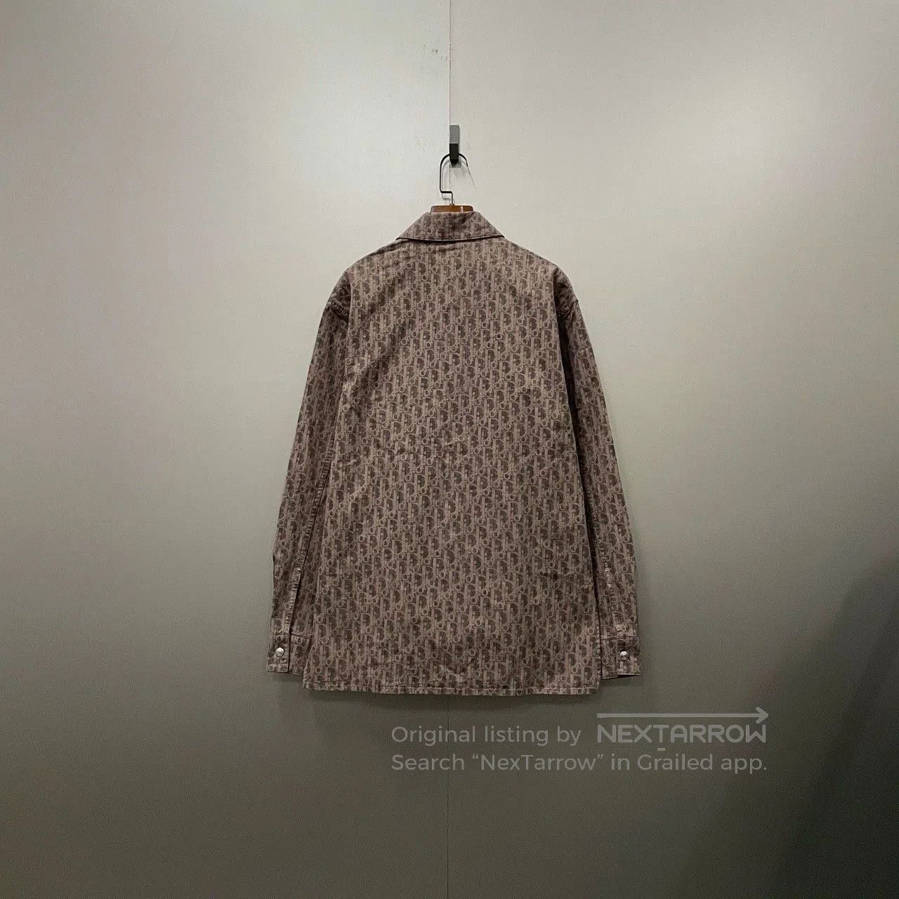 Dior brown monogram long sleeve shirt. Size US L / EU 52-54 / 3 - 2 Thumbnail