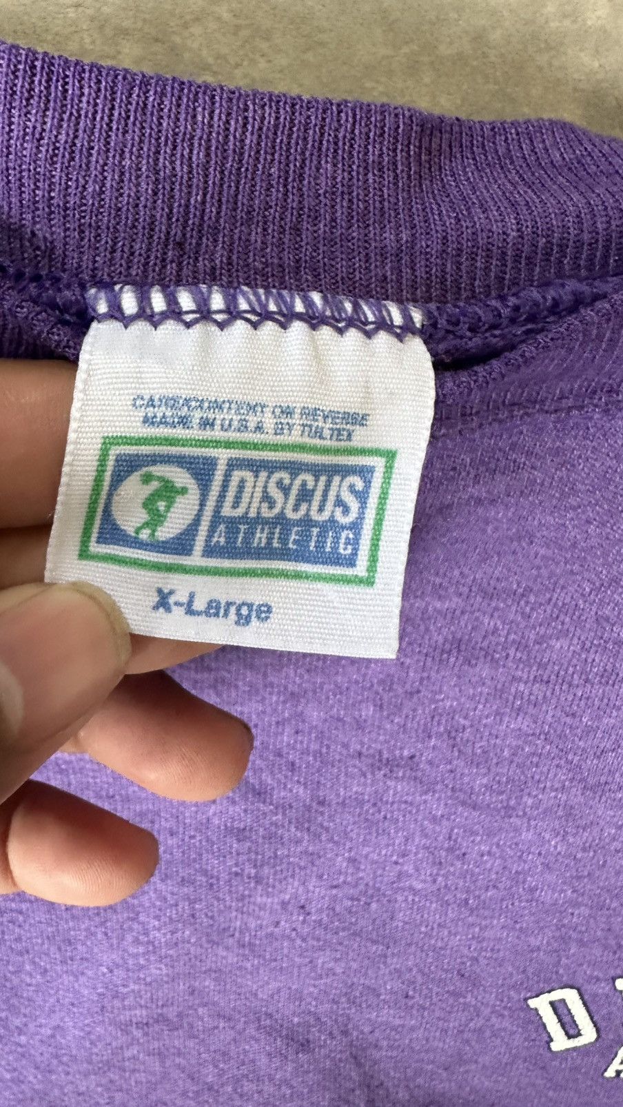 Vintage VINTAGE 70S DISCUSS ATHLETIC SWEATSHIRT Size US XXL / EU 58 / 5 - 4 Thumbnail
