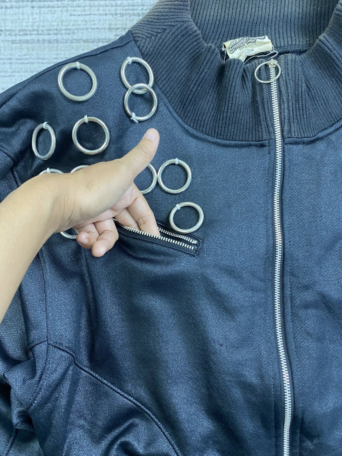 If Six Was Nine × Vintage Vtg All American Official Lover Punk Bondage Cropped Jacket Size US M / EU 48-50 / 2 - 7 Thumbnail