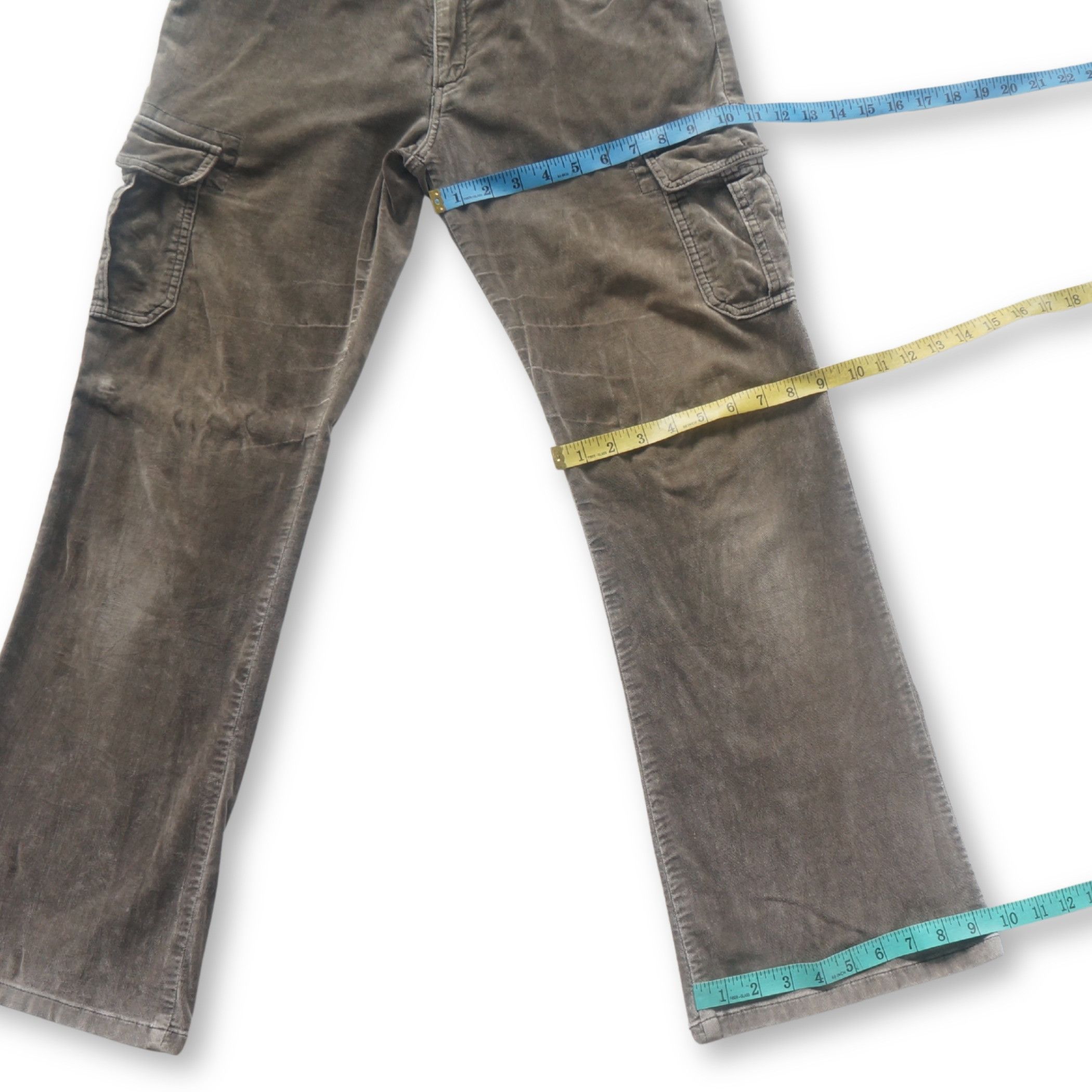 Japanese Brand Sunny Cloud Multi Pockets Cargo Corduroy Pants Size 28" / US 6 / IT 42 - 11 Thumbnail