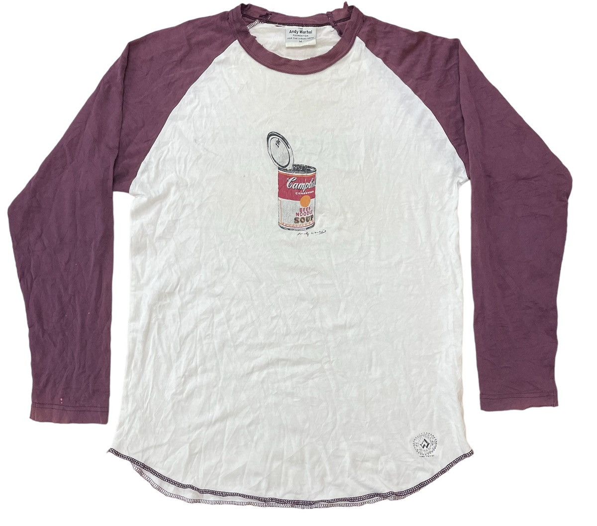 The Andy Warhol Foundation T shirt Distressed