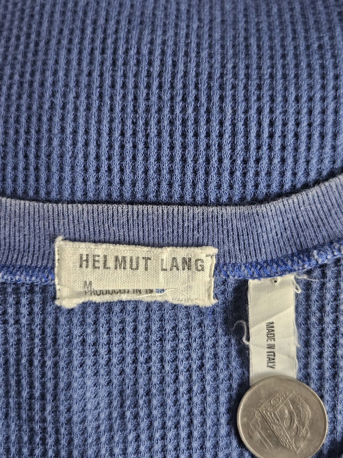 Helmut Lang Helmut Lang 1998 military thermal shirt Size US XL / EU 56 / 4 - 4 Thumbnail