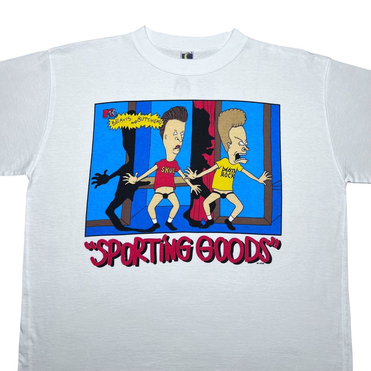 Mtv 1990s MTV Beavis And Butthead Sporting Goods Cartoon T-Shirt Size US XL / EU 56 / 4 - 5 Thumbnail