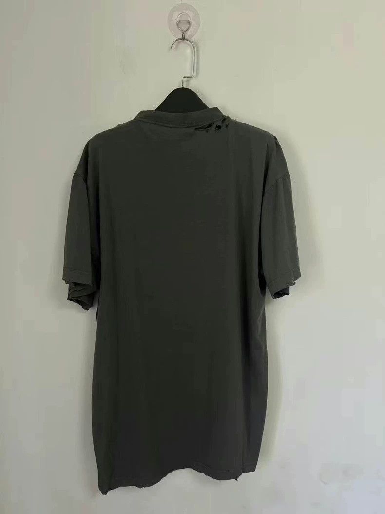 Balenciaga Balenciaga Human Being Deep Gray Letter Water Wash Hole Sh Size US S / EU 44-46 / 1 - 2 Thumbnail
