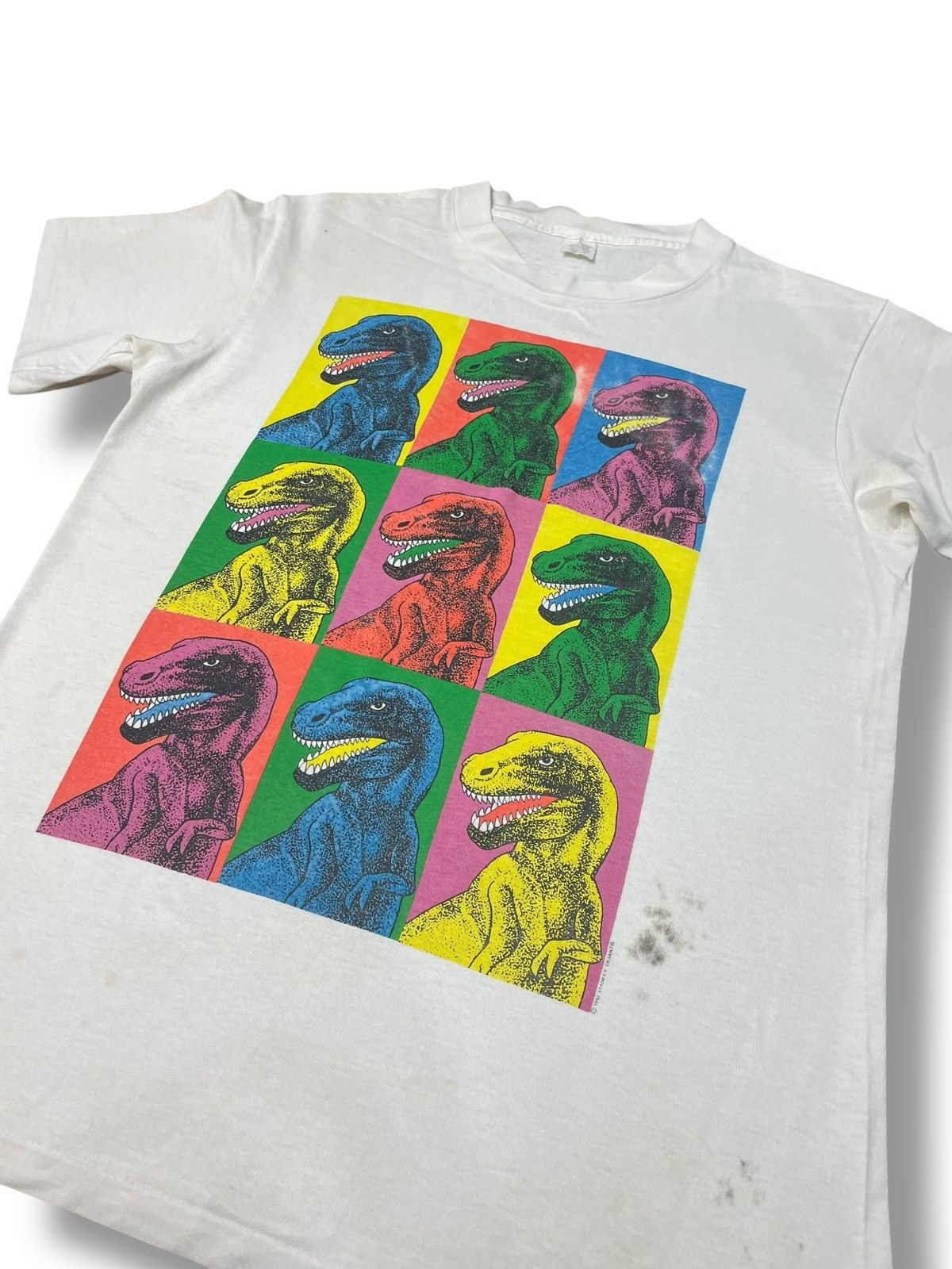 Vintage Vintage Andy Warhol’s Pop Art T Rex Shirt Size US M / EU 48-50 / 2 - 2 Thumbnail