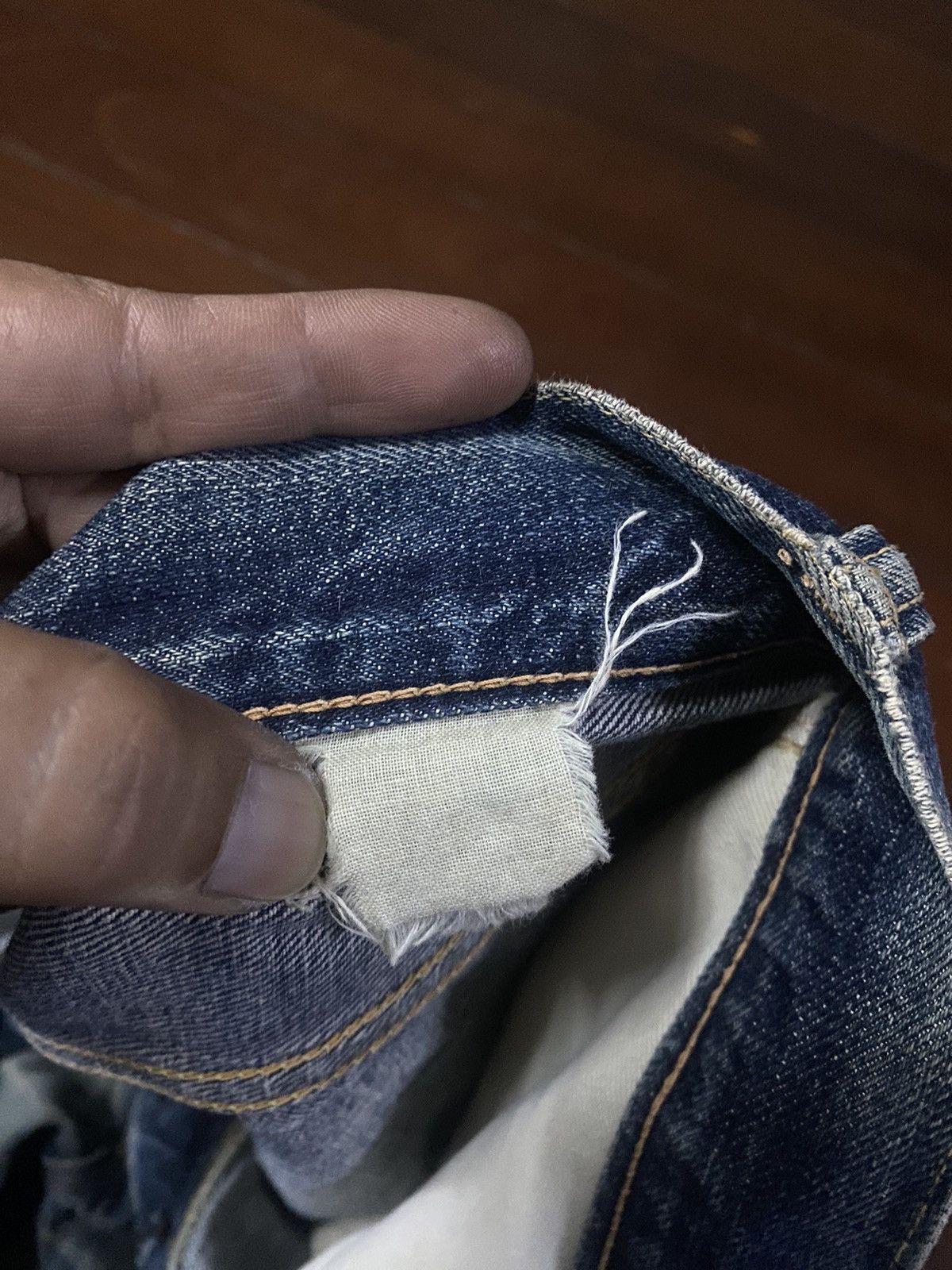 Vintage Sugar Cane Jeans Vintage Honeycomb Rusty lot 2014 rework B-1 Size US 34 / EU 50 - 21 Thumbnail