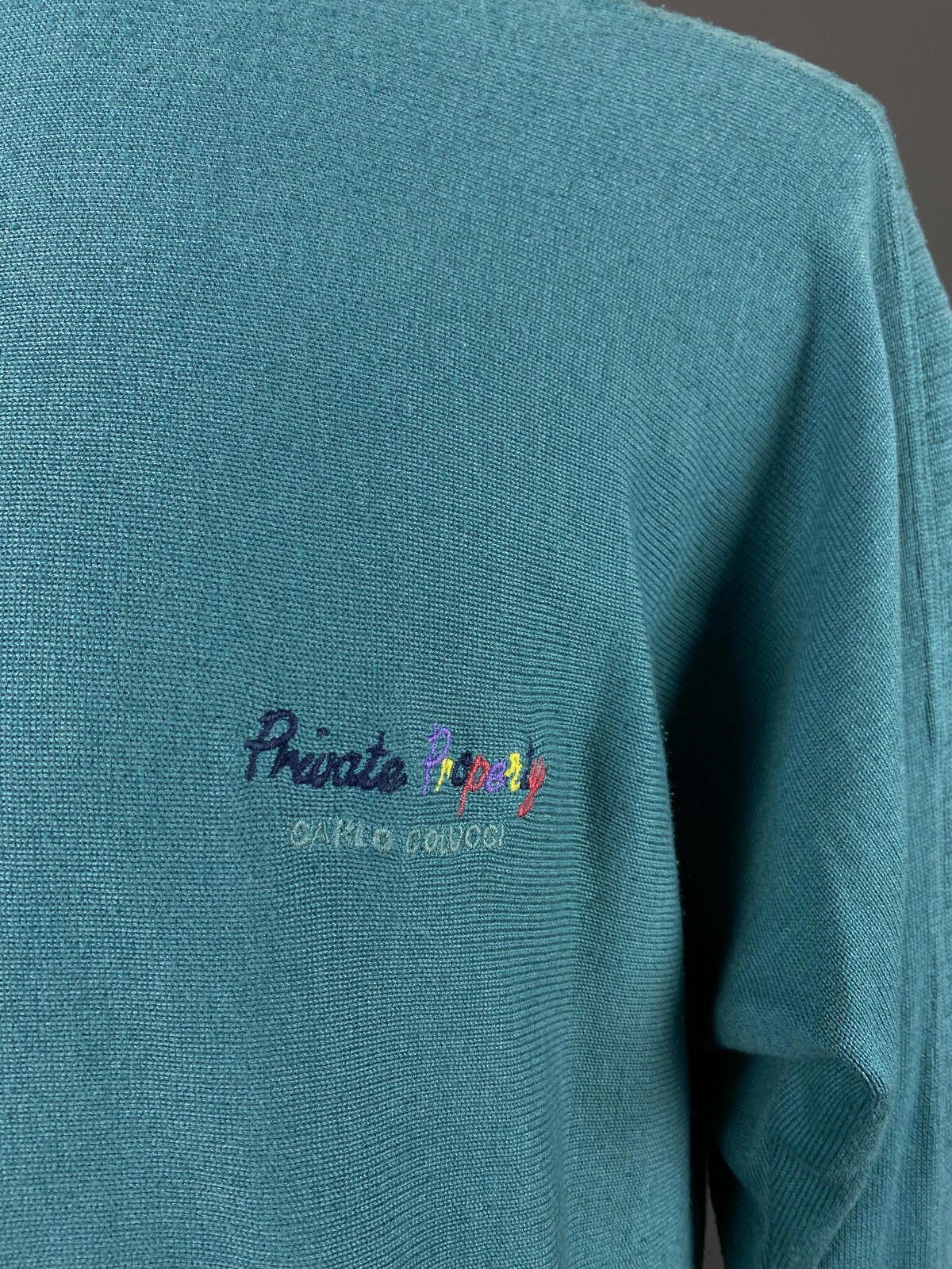 Carlo Colucci Vintage Carlo Colucci Private Property Sweater Size 52 Size US M / EU 48-50 / 2 - 3 Thumbnail