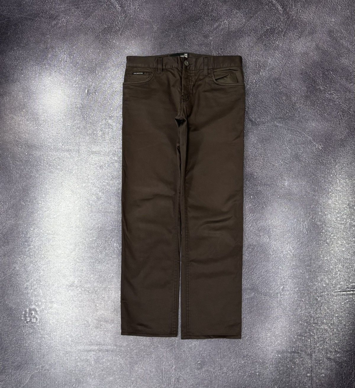 Love Moschino Love Moschino Women’s Straight Fit Brown Luxury Pants Size 34" / US 12 / IT 48 - 1 Thumbnail