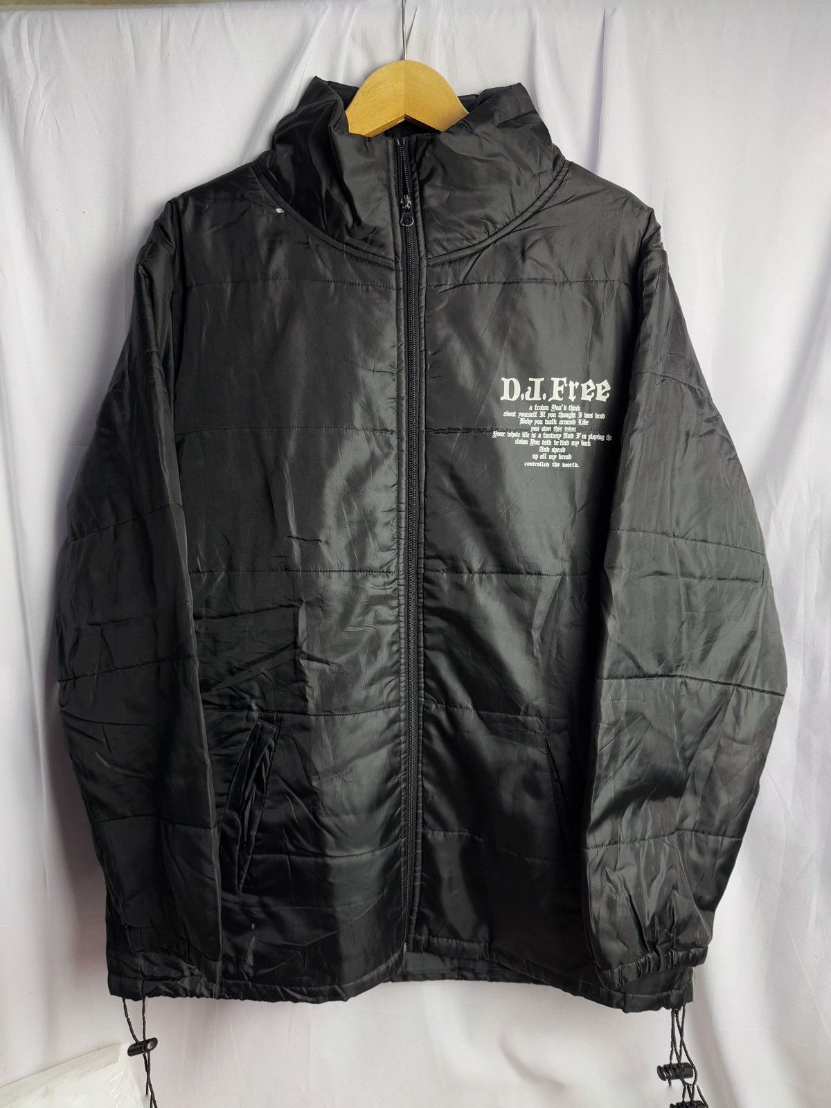 Hysteric Glamour Japanese Dragon Tribal Poem Puffer Jacket Lgb Goa Style Size US XL / EU 56 / 4 - 2 Thumbnail