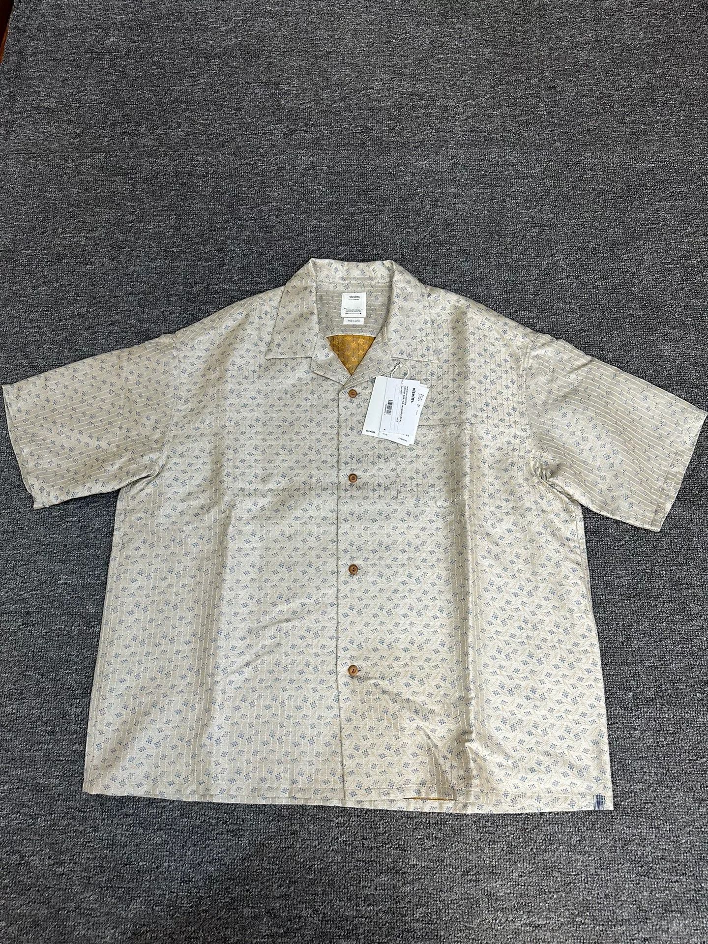 Visvim visvim silk linen blend short-sleeve shirt Size S / US 4 / IT 40 - 1 Thumbnail