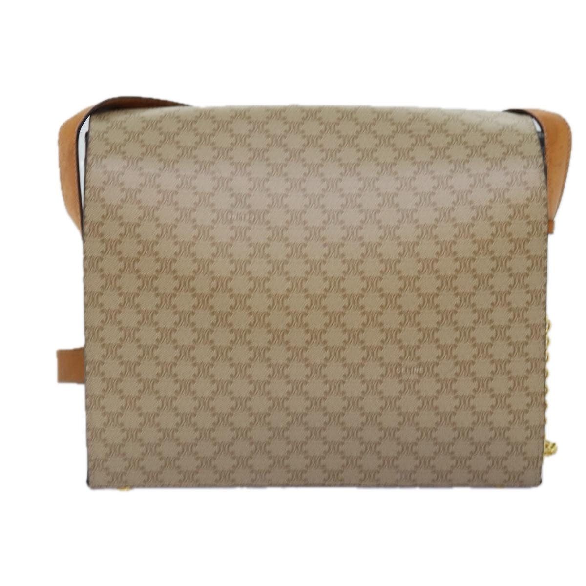 Celine CELINE Macadam Canvas Shoulder Bag Beige Size ONE SIZE - 3 Thumbnail
