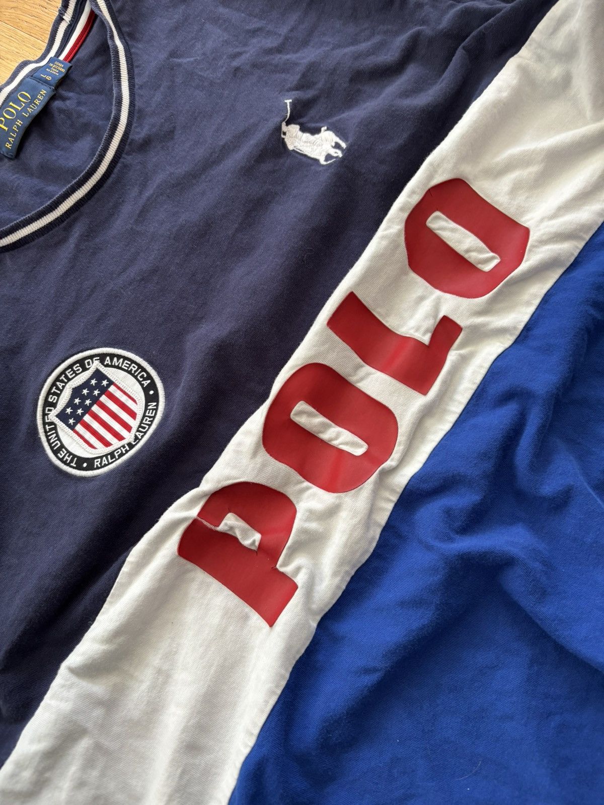 Polo Ralph Lauren × U.S. Polo Assn. Polo Ralph Lauren USA Tee Size US L / EU 52-54 / 3 - 2 Thumbnail