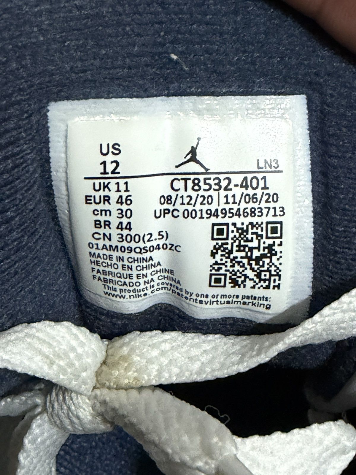 Jordan Brand Size 12 - Jordan 3 Retro Georgetown (2021) (CT8532-401) Size US 12 / EU 45 - 6 Thumbnail