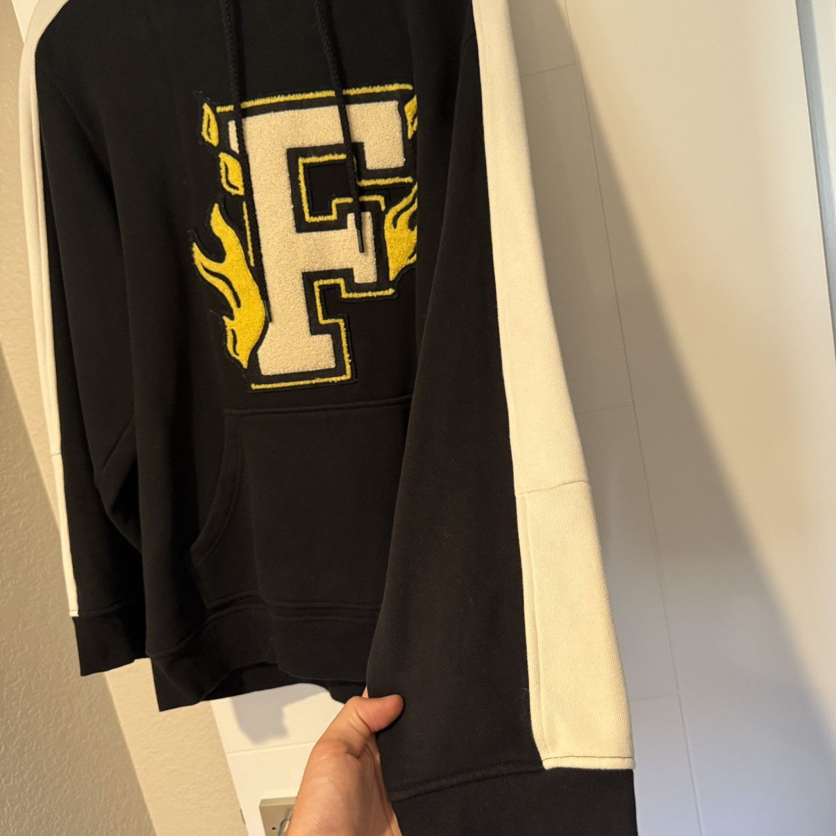 Fenty × Puma Rihanna FENTY x Puma Black Toweling Logo Oversized Hoodie Size M / US 6-8 / IT 42-44 - 7 Thumbnail