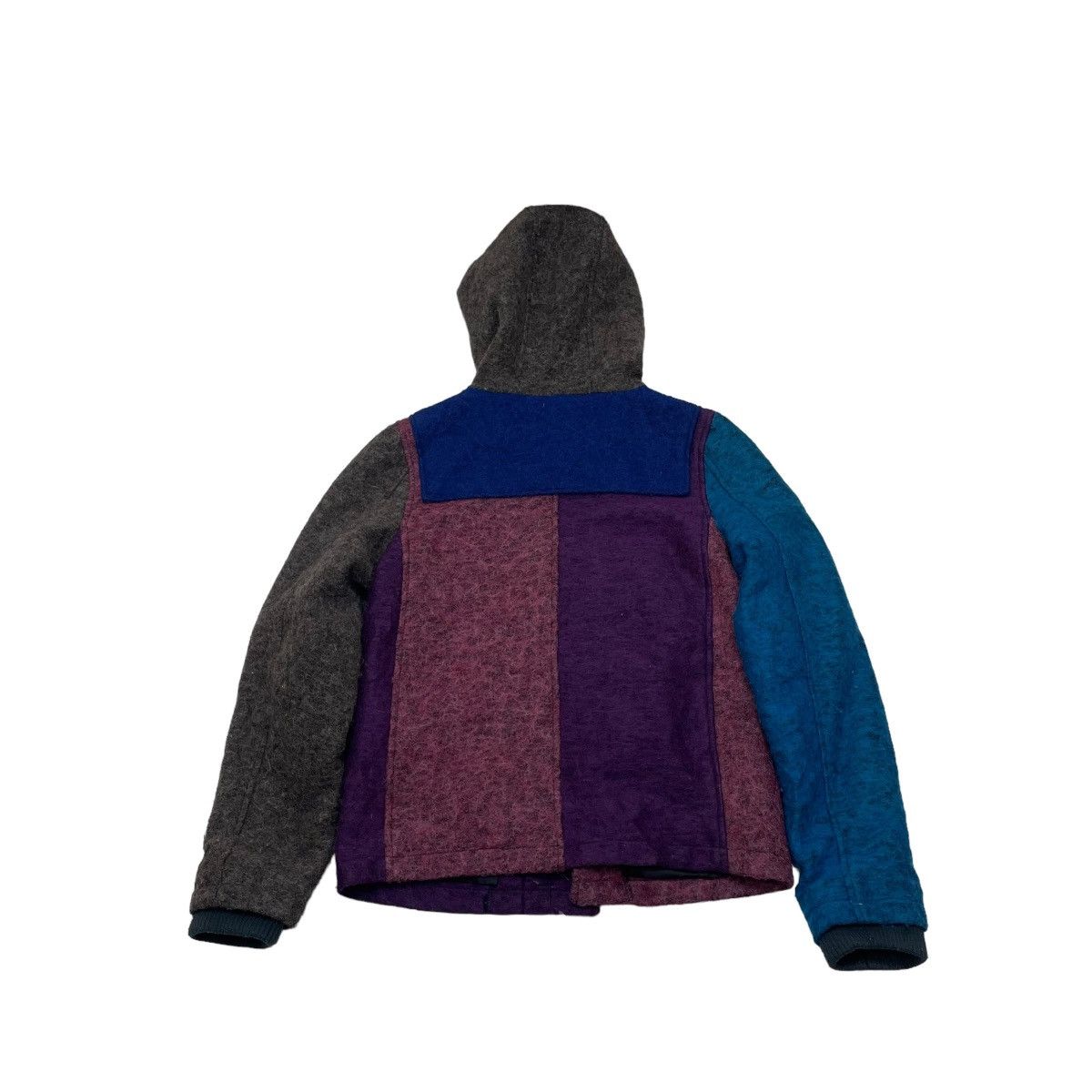 45rpm 💥Japanese Brand Go Slow Caravan Mohair Wool Pacthwork Style Size US S / EU 44-46 / 1 - 4 Thumbnail