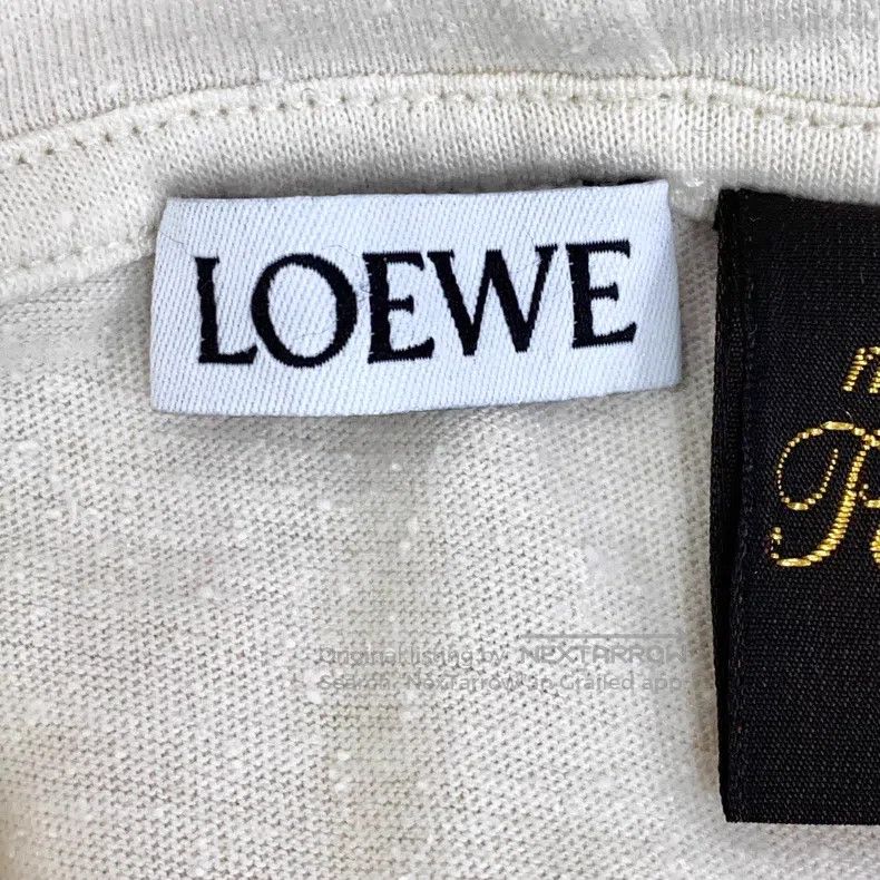 Loewe Loewe Off-white letter printed cotton hooded drawstring lo Size S / US 4 / IT 40 - 5 Thumbnail