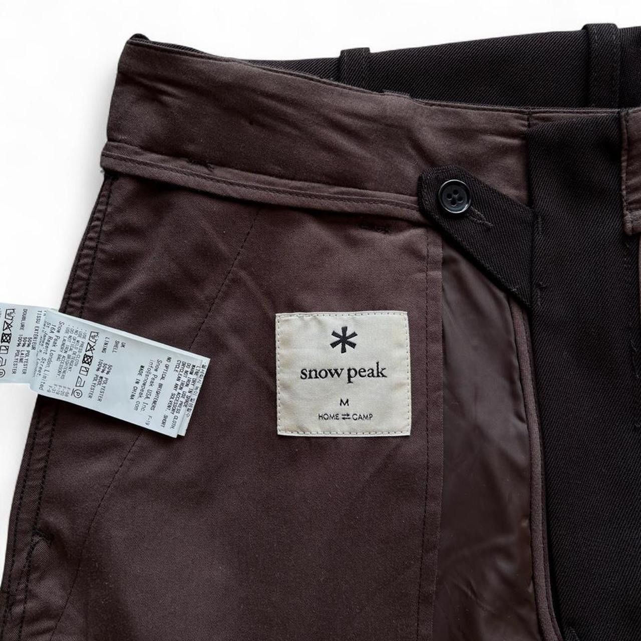 Snow Peak Snow Peak Japan AW 2024 Hybrid Wool Trousers M Dark Brown Size US 32 / EU 48 - 2 Thumbnail