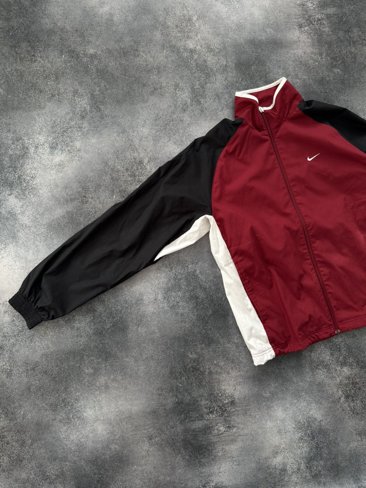 Nike Vintage Nike Track Jacket Swoosh Logo Y2K Drill 90s Size US M / EU 48-50 / 2 - 5 Thumbnail