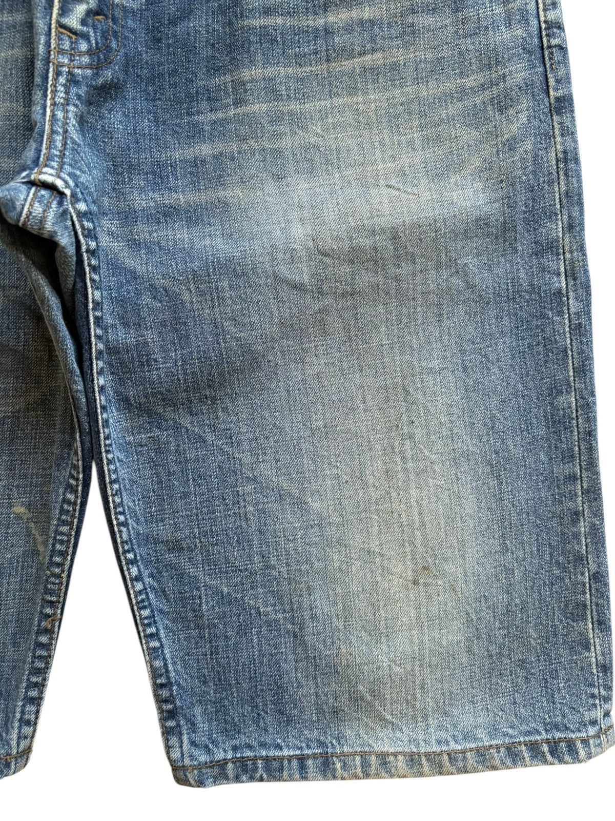 Levi's Vintage 90s Levis 534 Mud Wash Loose Jean Shorts Jorts Size US 34 / EU 50 - 9 Thumbnail