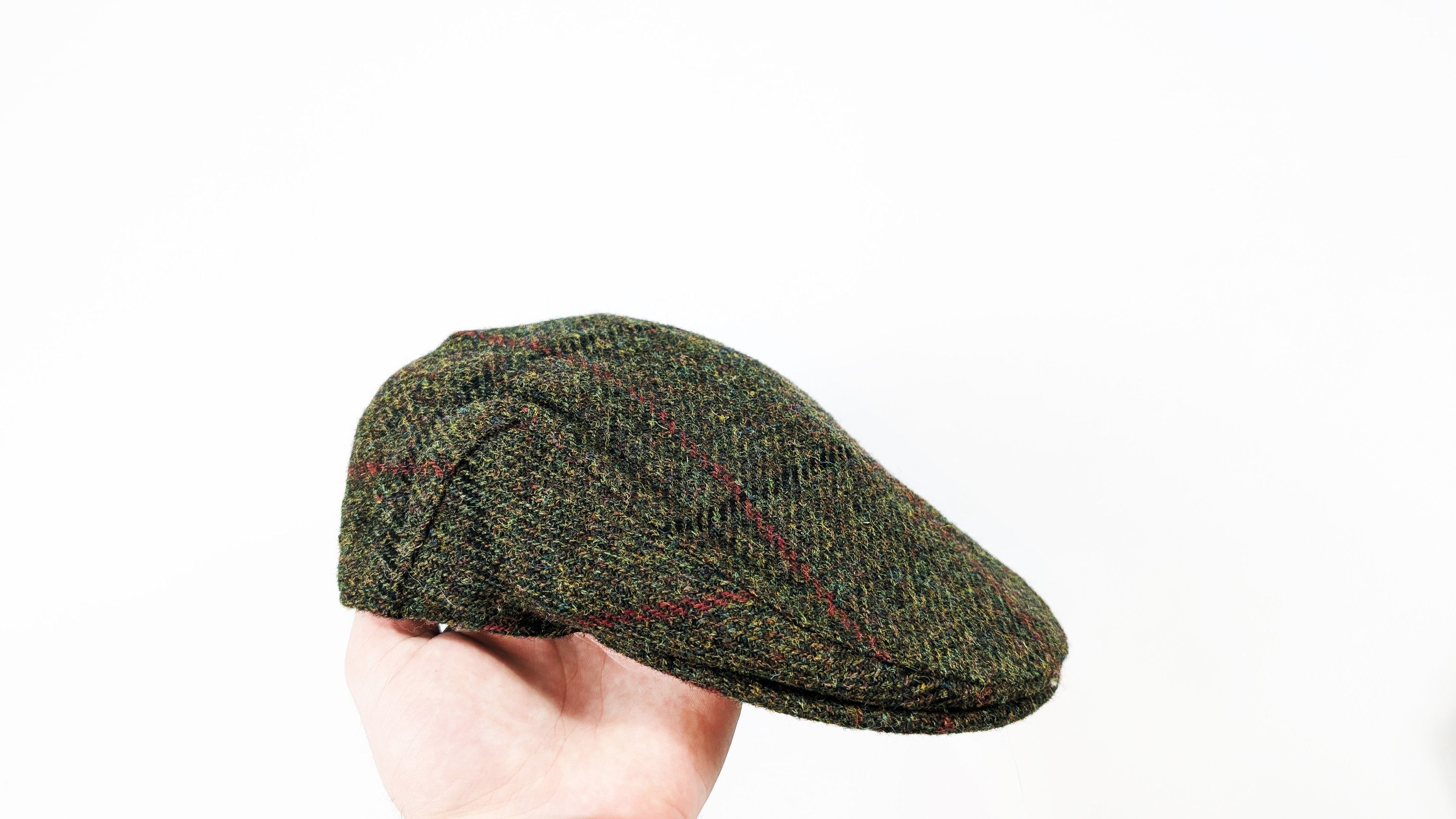 Harris Tweed Harris Tweed Wool Herringbone Tweed Flat Hat Cap Size M Size ONE SIZE - 1 Thumbnail