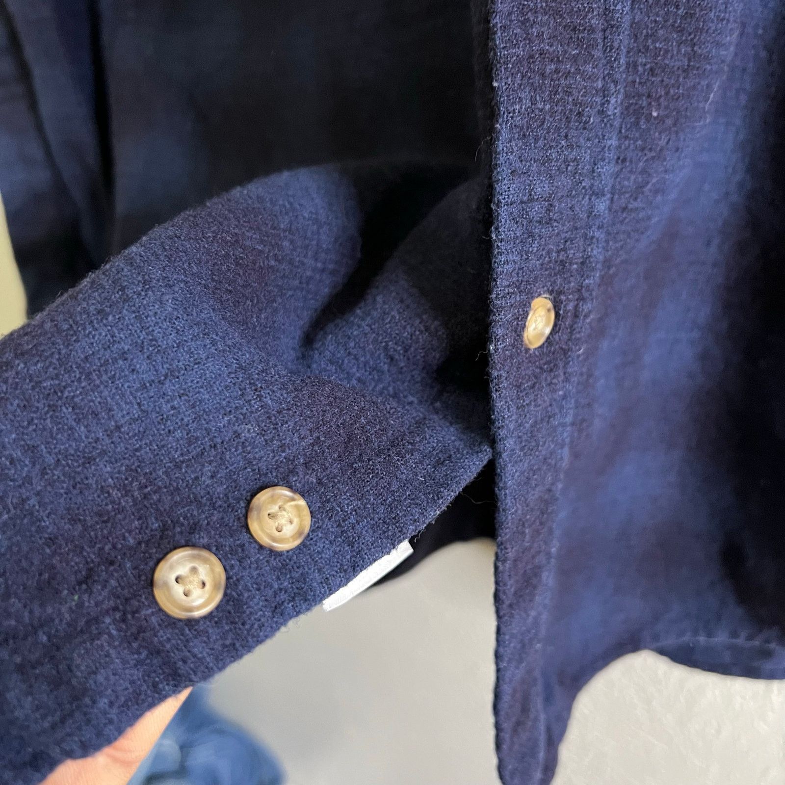 Pendleton Vintage Pendleton Wool Shirt Mens M Blue Elbow Patch Button Size US M / EU 48-50 / 2 - 13 Thumbnail