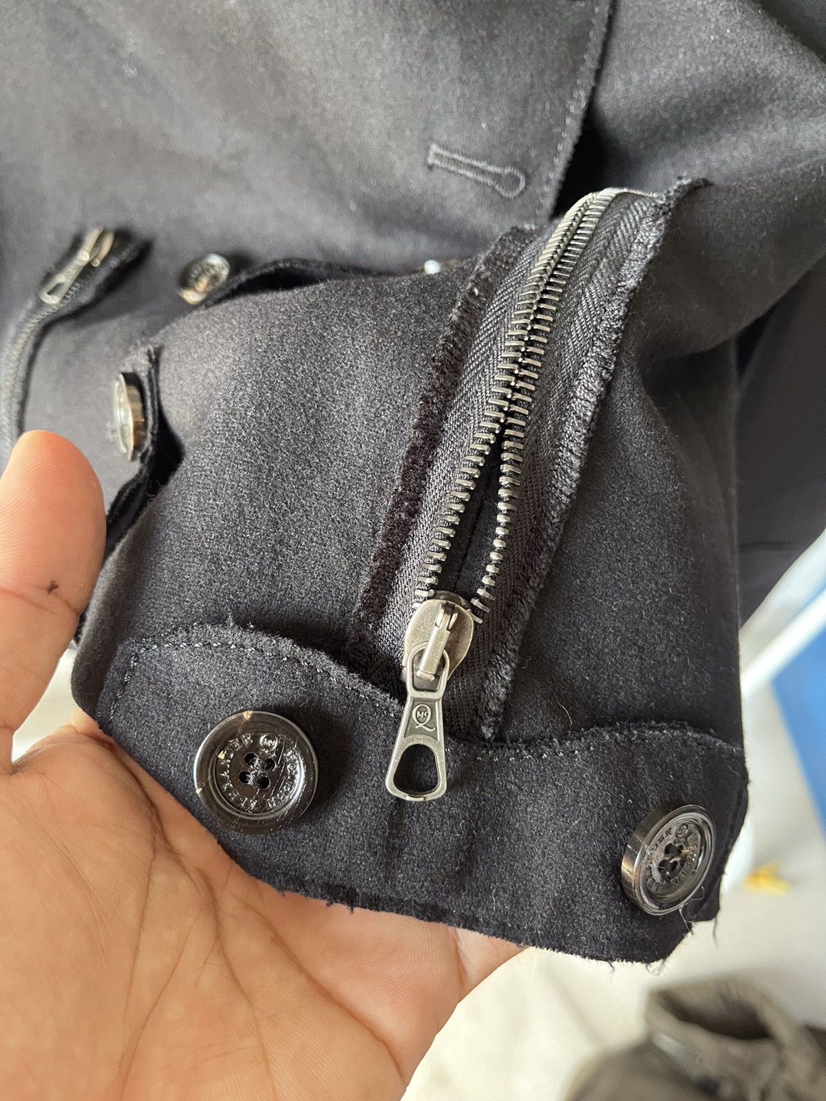 Alexander McQueen 2000s AlexanderMcqueen Wool Punk Zip Style Jacket 96 Size US XS / EU 42 / 0 - 13 Thumbnail