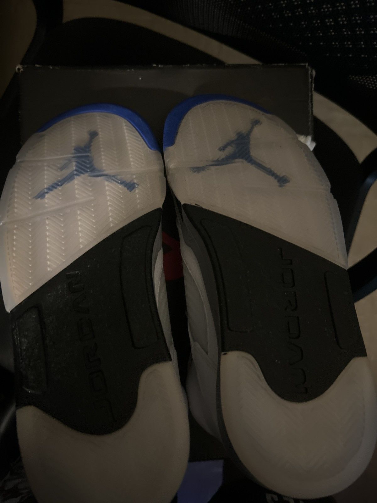 Jordan Brand Brand New Jordan Retro 5s White Stealth (2021) Size 10.5 M Size US 10.5 / EU 43-44 - 5 Thumbnail