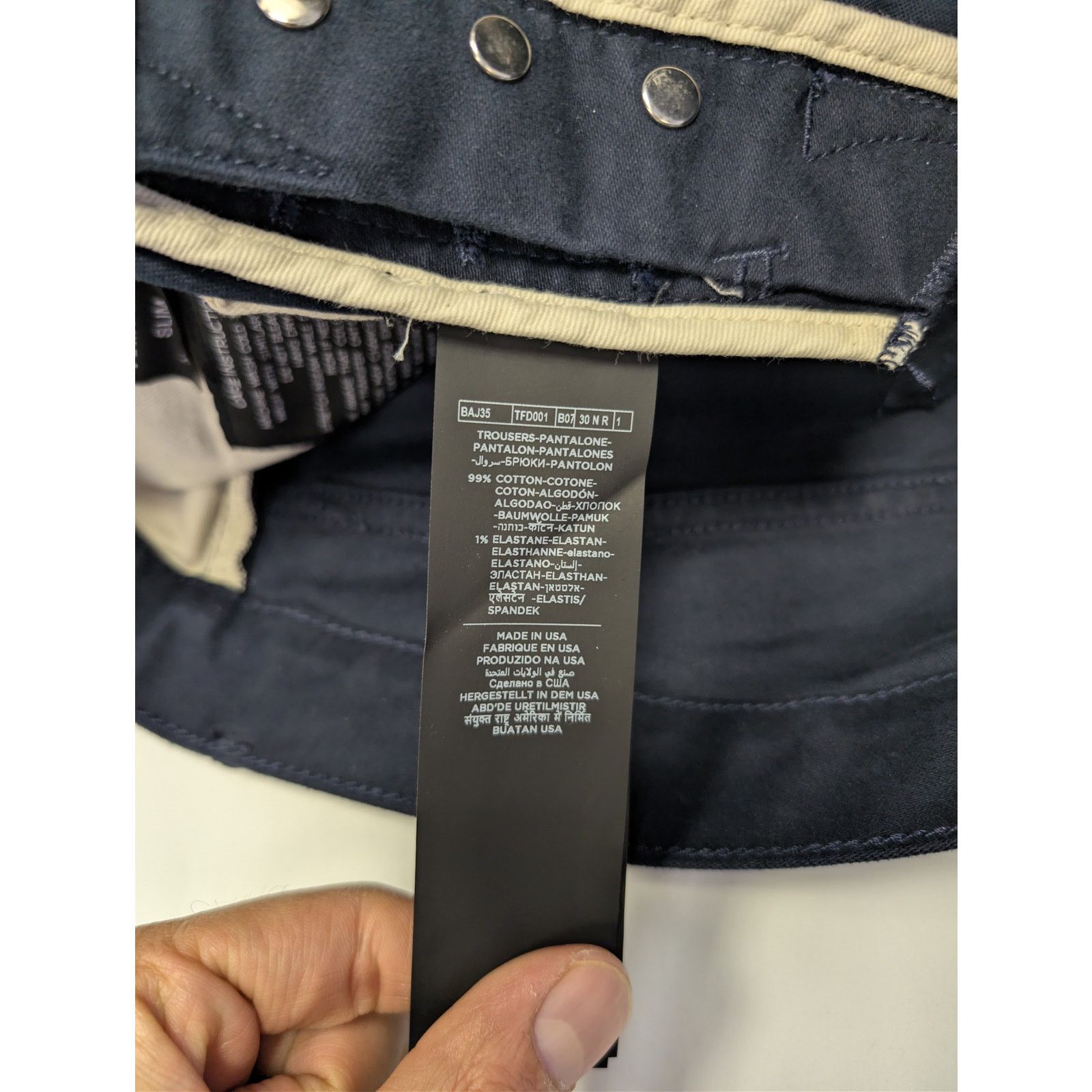 Tom Ford o1rshd1 Slim-Fit Denim Jeans in Dark Blue Size US 30 / EU 46 - 18 Thumbnail
