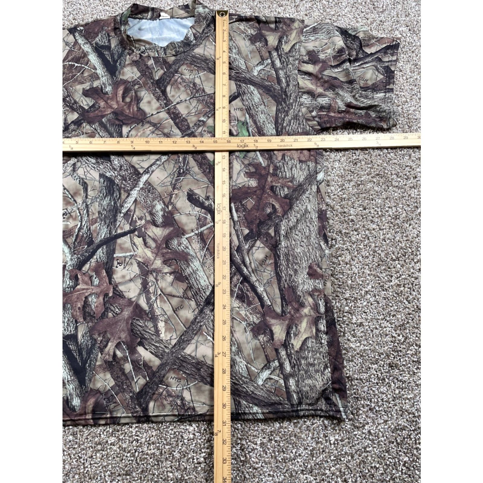 Vintage VTG 80s True Timber Camouflage T-Shirt Adult XL Green Polyester Spandex Camouflage Pattern Men Crew Neck Short Sleeve Vintage Size US XL / EU 56 / 4 - 5 Thumbnail