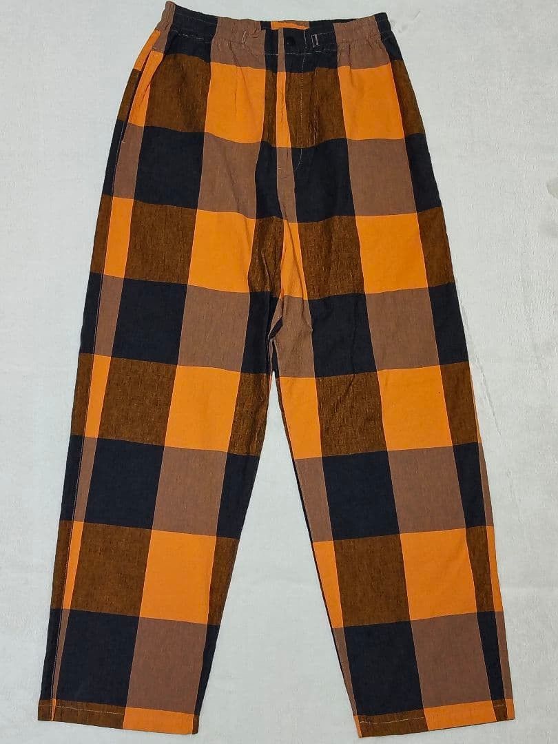 Kapital Kapital Checkered Orange Wide Pant Size US 44 / EU 60 - 1 Thumbnail