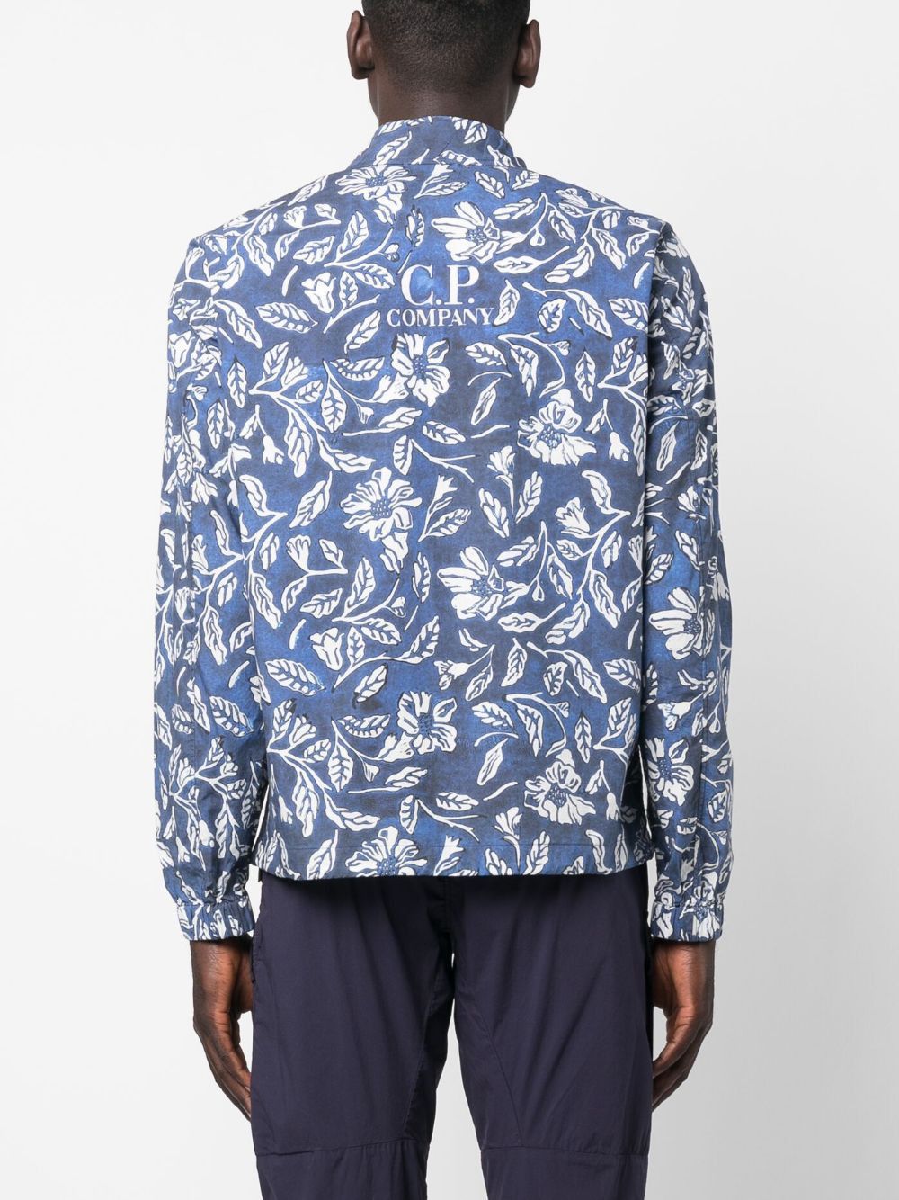 C.P. Company o1y1224 Patterned Shirt in Blue/White Size US S / EU 44-46 / 1 - 4 Thumbnail