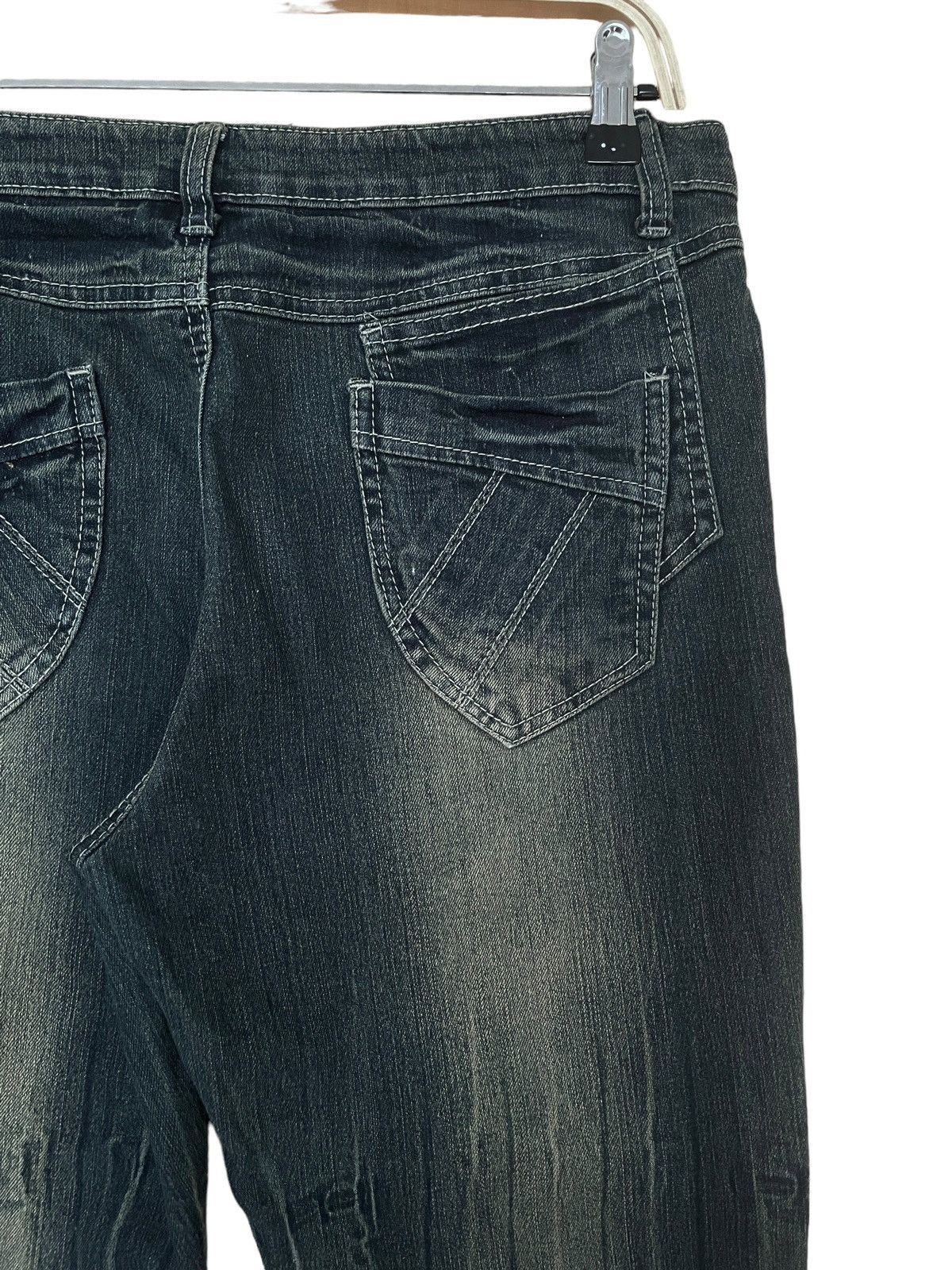 If Six Was Nine × Japanese Brand Vintage Japanese Brand Just Me Flared Jeans 1990s Size US 32 / EU 48 - 6 Thumbnail