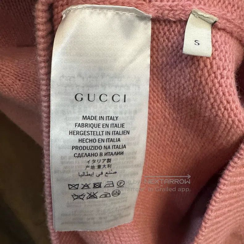 Gucci Gucci Pink sweater kitten pattern sweater Size S / US 4 / IT 40 - 3 Thumbnail