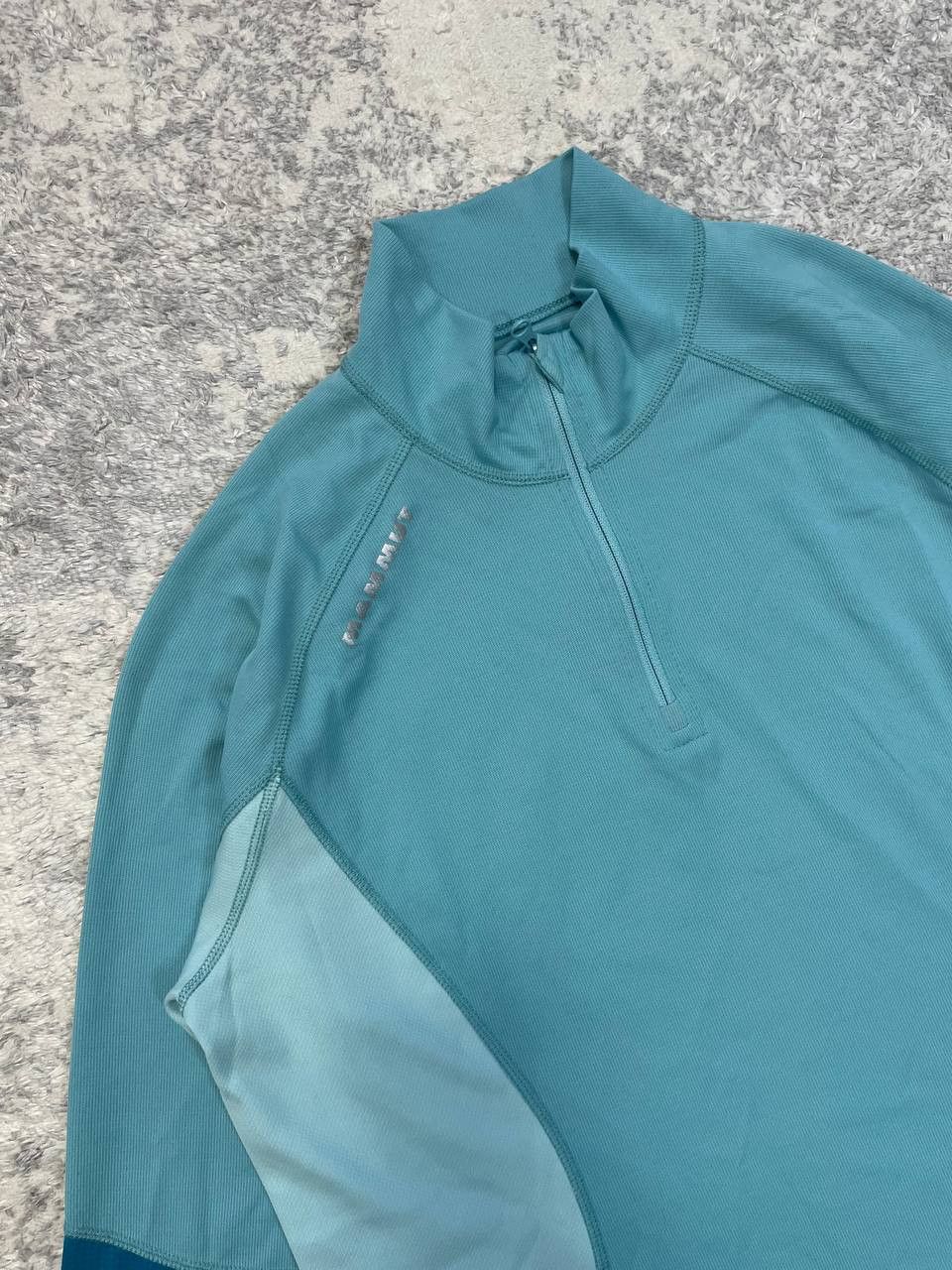 Mammut Mammut Men’s Half Zip Thermal Top Blue Wool Blend Base Layer Size US L / EU 52-54 / 3 - 6 Thumbnail