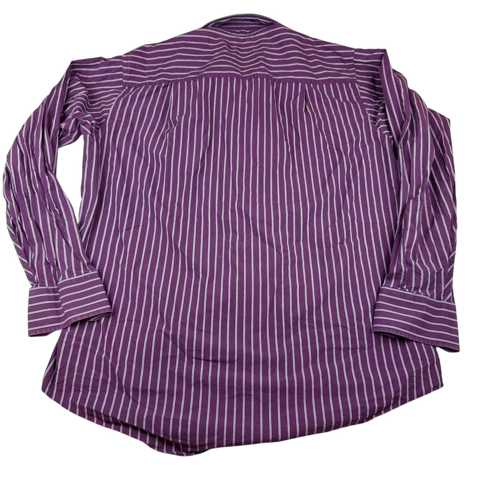 Donald Trump Donald J. Trump Signature Collection Purple Shirt 16.5 Size US XL / EU 56 / 4 - 2 Thumbnail