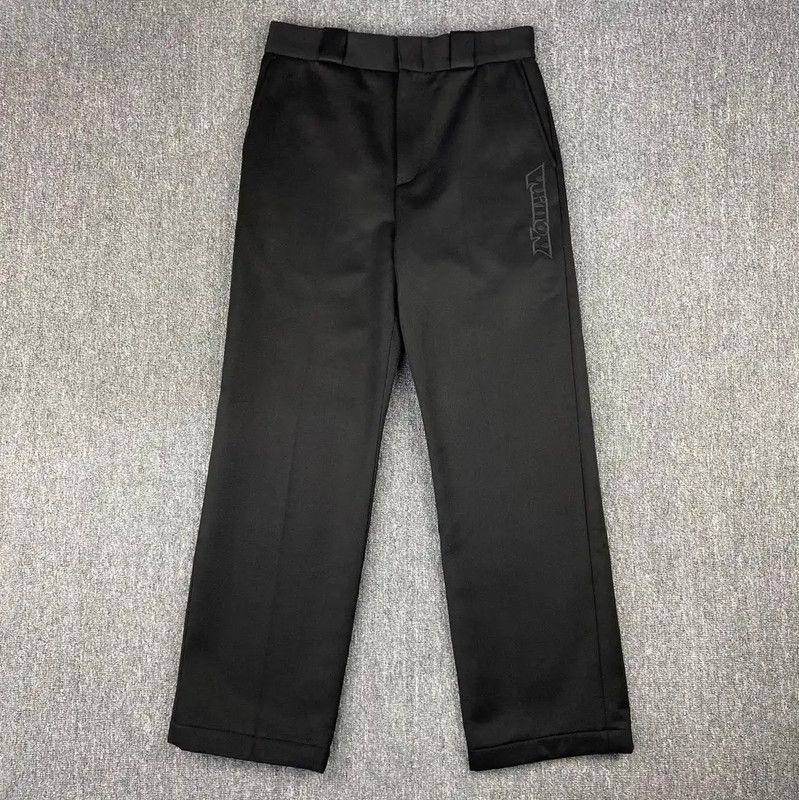 Louis Vuitton Louis Vuitton Black Cotton Casual Pants for Women 0089 Size 23" - 1 Thumbnail