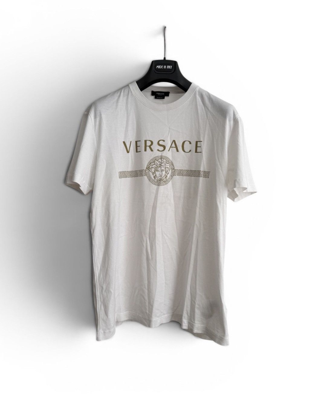 Versace Versace Gold Medusa Logo T-Shirt Size US XL / EU 56 / 4 - 1 Thumbnail