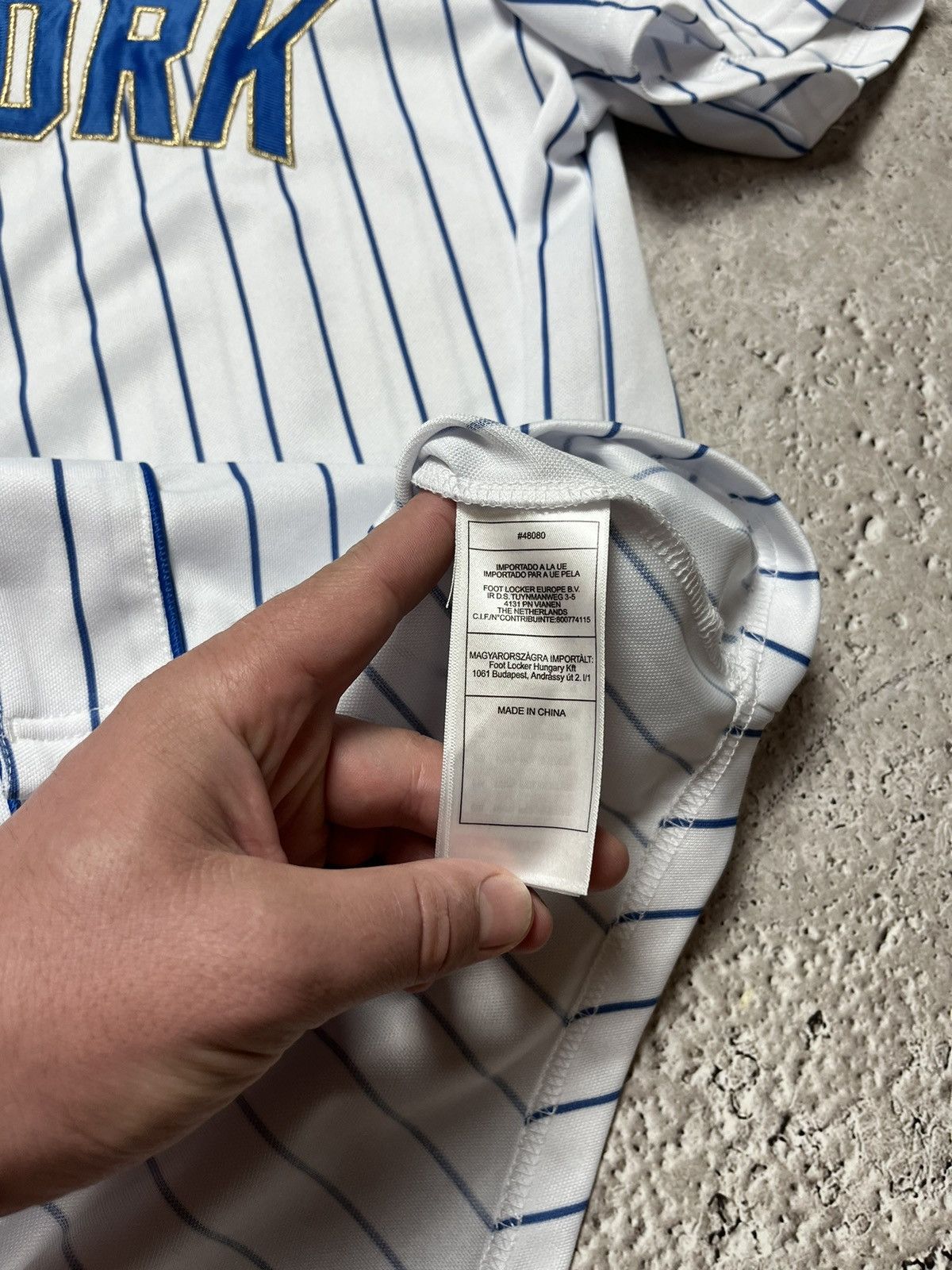 MLB × Majestic × New York Yankees New York Yankees MLB Majestic jersey Size L Size US L / EU 52-54 / 3 - 7 Thumbnail