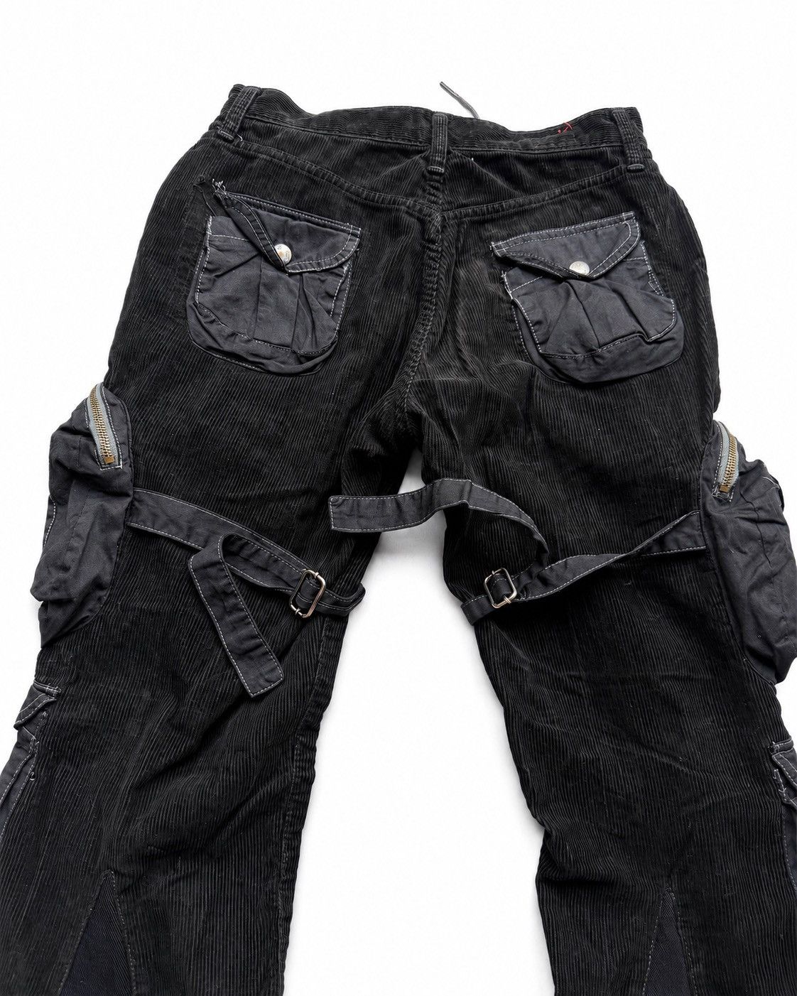 Japanese Brand Edwin Lace up flare cargo pants Size US 28 / EU 44 - 6 Thumbnail